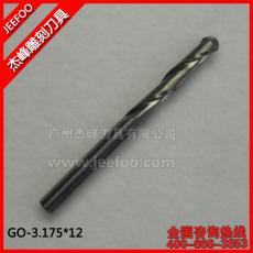 3.175*12 China Guangzhou Ball Nose Tools, CNC End Mill Ball Nose Acrylic Engraving Milling Cutter