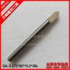 3.175*90degree*0.2*38L Flat Bottom Wood Engraving Router Bits, Sharp Solid Carbide Tool on 3D Woodworking Relief Machini